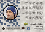 1999 Doug Flutie Upper Deck MVP GAME-USED SOUVENIRS FOOTBALL #DF-S Buffalo Bills 1