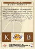 2004-05 Kobe Bryant Fleer Ultra POINT GODS #14 Los Angeles Lakers