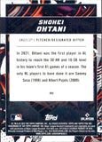 2022 Shohei Ohtani Topps Fire GOLD MINTED #35 Los Angeles Angels