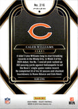 2024 Caleb Williams Panini Select CLUB LEVEL YELLOW & RED SHOCK PRIZM ROOKIE RC #216 Chicago Bears