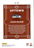 2025 Jalen Milroe Panini Donruss Optic UPTOWN ROOKIE RC #10 Seattle Seahawks