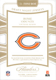 2025 Rome Odunze Panini Flawless DRAFT NIGHT JERSEYS 7/10 PATCH #FDNJ-ROE Chicago Bears