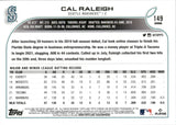 2022 Cal Raleigh Topps Chrome SEPIA REFRACTOR ROOKIE RC #149 Seattle Mariners