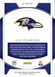 2023 Zay Flowers Panini National Treasures ROOKIE 23/99 RC #TRC-ZFS Baltimore Ravens