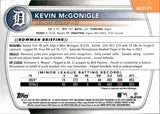 2025 Kevin McGonigle Bowman Chrome Propects 1ST BOWMAN #BCP-79 Detroit Tigers