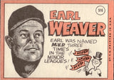 1969 Earl Weaver Topps #516 Baltimore Orioles BV$50