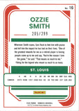 2026 Ozzie Smith Panini Donruss ORANGE LASER 205/299 #16 St. Louis Cardinals