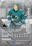 2024-25 Macklin Celebrini Upper Deck EXTENDED SERIES TRIPLE DIMENSIONS REFLECTIONS ROOKIE RC #TDR-12 San Jose Sharks 4