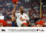 2022 Albert Pujols Topps NOW RED 5/10 CONNECTS FOR 701TH HR IN FRONT OF HOME CROWD #989 St. Louis Cardinals *JERSEY NUMBER*