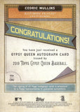 2019 Cedric Mullins Topps Gypsy Queen AUTOGRAPH ROOKIE AUTO RC #GQA-CMU Baltimore Orioles