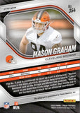 2025 Mason Graham Panini Prizm ROOKIE SIGNATURES SILVER PRIZM RC AUTOGRAPH AUTO #354 Cleveland Browns