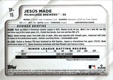 2025 Jesus Made Bowman Chrome NATIONAL SPORTS COLLECTORS CONVENTION NSCC TOP PROSPECTS #TP-15 Milwaukee Brewers