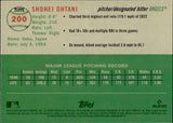 2023 Shohei Ohtani Topps Chrome Platinum Anniversary #200 Anaheim Angels 2
