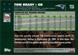 2007 Tom Brady Topps Chrome #TC6 New England Patriots