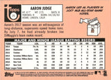 2018 Aaron Judge Topps Heritage ALL-STAR ROOKIE CUP #25 New York Yankees 3