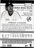 2008 Chien-Ming Wang Bowman Sterling GAME-WORN JERSEY #BS-CW New York Yankees
