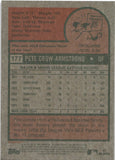 2024 Pete Crow-Armstrong Topps Heritage CHROME BLUE SPARKLE ROOKIE RC #177 Chicago Cubs