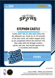 2024-25 Stephon Castle Donruss Optic RATED ROOKIE PINK HYPER PRIZM RC #254 San Antonio Spurs