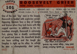 1956 Roosevelt Grier Topps ROOKIE RC #101 New York Giants
