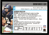 2001 Drew Brees Bowman ROOKIE RC #164 San Diego Chargers