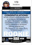 2015-16 Sam Bennett OPC Platinum RAINBOW ROOKIE AUTO RC AUTOGRAPH #170 Calgary Flames