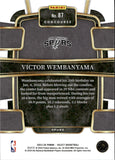 2023-24 Victor Wembanyama Panini Select CONCOURSE BLUE ROOKIE RC #87 San Antonio Spurs 4