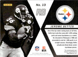2013 Jerome Bettis Panini Limited JERSEY NUMBER GAME-WORN JERSEY 1/25 #13 Pittsburgh Steelers
