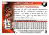 2010 Yadier Molina Topps Chrome REFRACTOR #161 St. Louis Cardinals