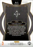 2025 Chelsea Gray Panini Select CONCOURSE GOLD PRIZM 1/10 #8 Las Vegas Aces
