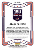 2024 Grady Emerson Panini USA Stars & Stripes SIGNATURE MATERIALS AUTOGRAPH AUTO JERSEY #SM-GE 15U NATIONAL TEAM
