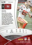 2021 George Kittle Panini Spectra NEON PINK PRIZM 9/25 #89 San Francisco 49ers