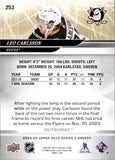 2024-25 Leo Carlsson Upper Deck SERIES TWO OUTBURST #253 Anaheim Ducks