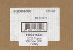 2025 Topps Chrome UFC Hobby, 12 Box Case