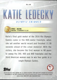 2024 Katie Ledecky Topps Chrome U.S. Olympics LEDECKY LEGACY GREEN REFRACTOR 86/99 #KL-2 United States Olympic Swimming