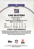 2025 Cam Skattebo Finest GREEN GEOMETRIC REFRACTOR ROOKIE 25/75 RC #18 New York Giants