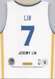 2010-11 Jeremy Lin Panini Threads ROOKIE TEAM THREADS HOME JERSEY RC #12 Golden State Warriors