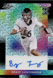 2024 Brady Lichtenberg Leaf Vivid ROOKIE BLACK MOJO AUTO 5/5 AUTOGRAPH RC #BA-BL1 Cincinnati Bearcats