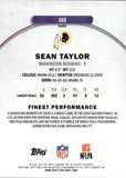 2025 Sean Taylor Finest BLUE REFRACTOR 112/150 #300 Washington Redskins