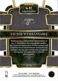 2023-24 Victor Wembanyama Panini Select CONCOURSE BLUE ROOKIE RC #87 San Antonio Spurs 12