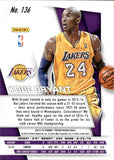 2014-15 Kobe Bryant Panini Prizm #136 Los Angeles Lakers 3