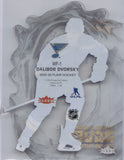 2025-26 Dalibor Dvorsky Fleer Flair WAVE OF THE FUTURE ROOKIE RC #WF-1 St. Louis Blues