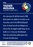 2009 Yadier Molina Topps Chrome WORLD BASEBALL CLASSIC BLUE REFRACTOR 63/199 #W98 St. Louis Cardinals Puerto Rico