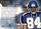 2000 Randy Moss Fleer Ultra DREAM TEAM #6 Minnesota Vikings