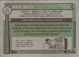 2025 Ben Rice Topps Heritage REAL ONE ROOKIE AUTOGRAPH RC AUTO #ROA-BRI New York Yankees