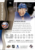 2023-24 Mathew Barzal Upper Deck Premier GOLD 48/65 #76 New York Islanders