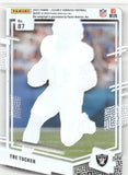 2023 Tre Tucker Panini Clearly Donruss RATED ROOKIE AUTOGRAPH RC AUTO #87 Las Vegas Raiders