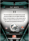 2009 Pat White Donruss Gridiron Gear PERFORMERS ROOKIE AUTOGRAPH PATCH 8/10 RC AUTO #11 Miami Dolphins