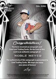 2023 Noble Meyer Leaf Trinity ROOKIE  BLACK AUTOGRAPH 1/1 ONE-OF-ONE RC AUTO #BA-NM1 Miami Marlins