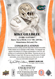 2013 Mike Gillislee Upper Deck Exquisite Collection ROOKIE SIGNATURE PATCH 121/125 RC AUTOGRAPH AUTO #122 Florida Gators