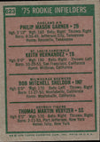 1975 Phil Garner Keith Hernandez Bob Sheldon Tom Veryzer ROOKIE RC Topps #623